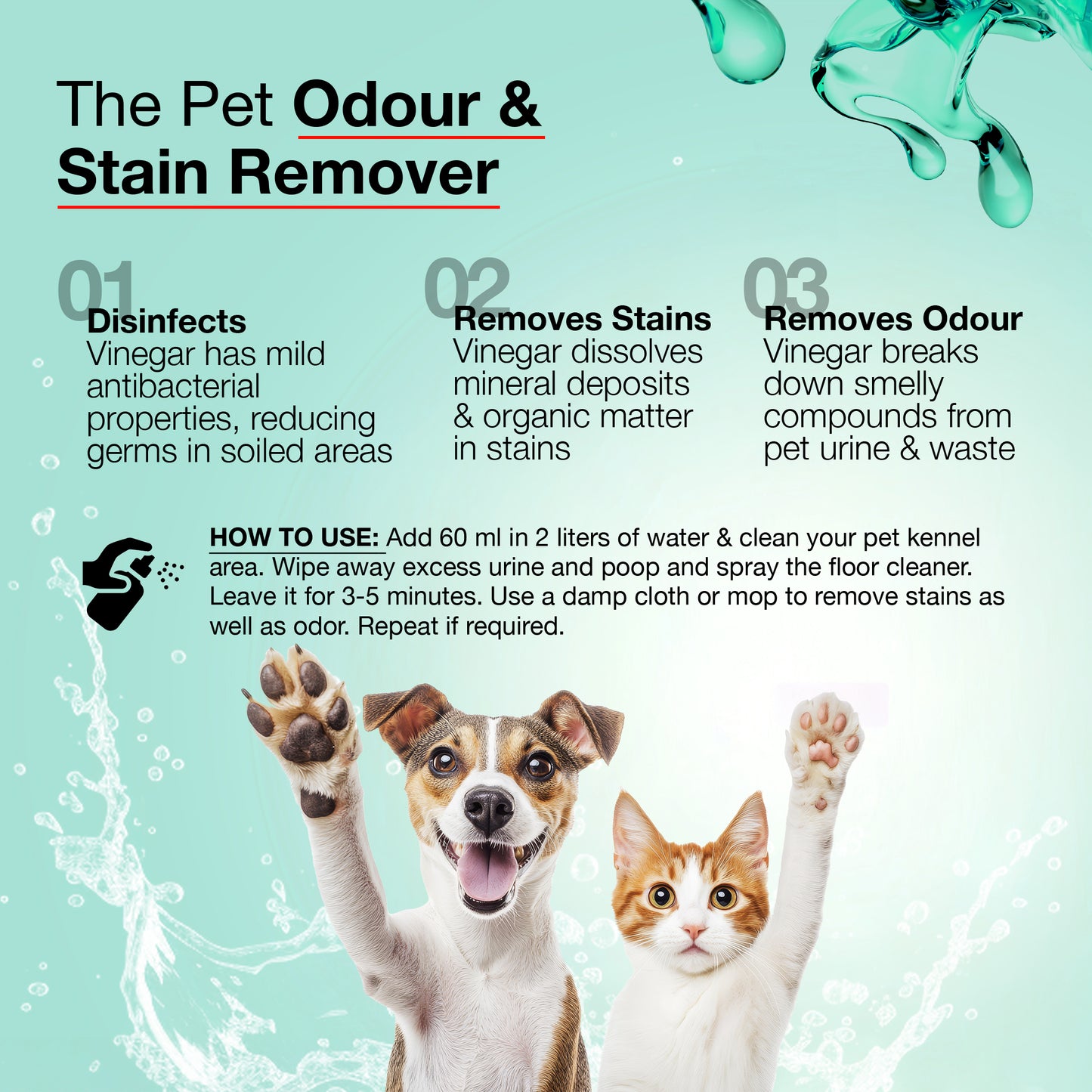 SOVI® Floor Cleaner, Lilly & Aqua, 500 ml