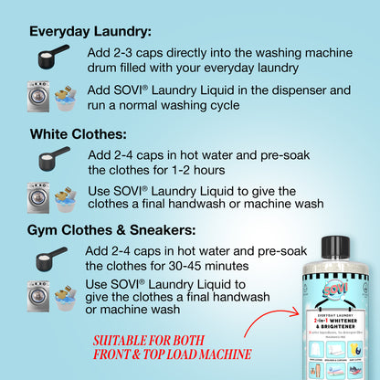 SOVI® Everyday Laundry Brightener & Whitener, 300g