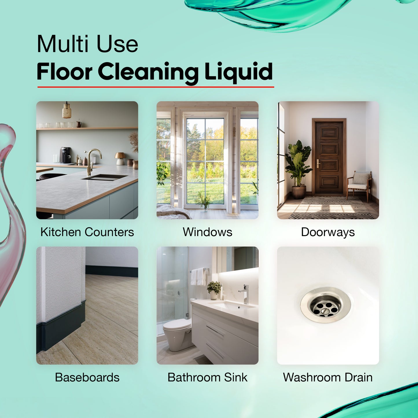 SOVI® Floor Cleaner, Lilly & Aqua, 500 ml