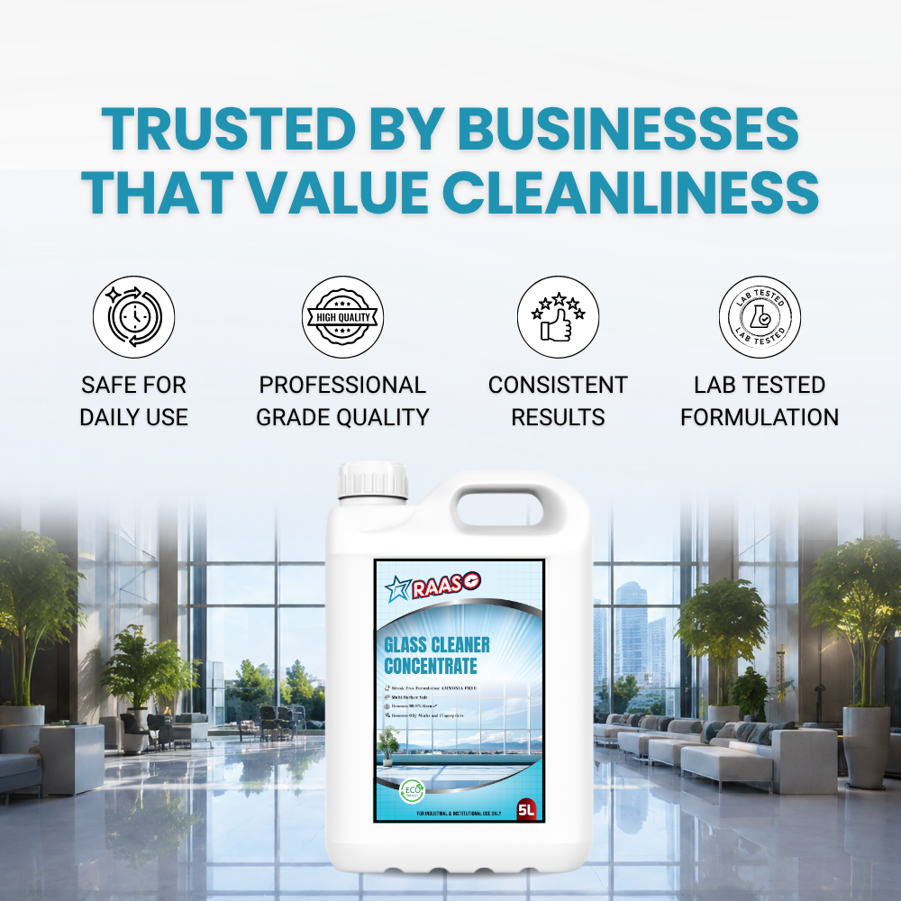 RAASO Scented Glass Cleaner, Fresh Fragrance, 5L