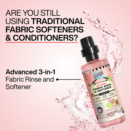 SOVI® Advance Fabric Rinse & Softener, Bergamot, Lily & Musk, 500 ml