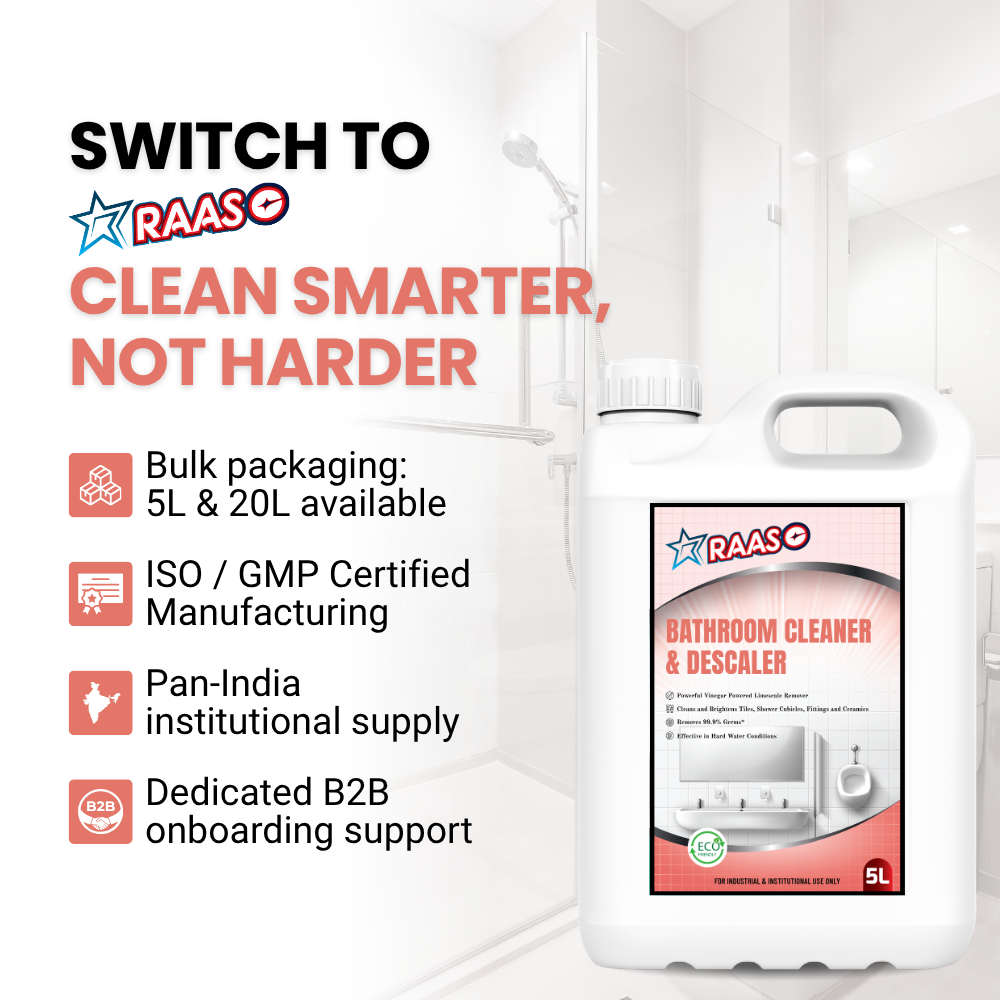 RAASO Foaming Bathroom Cleaner, 5L