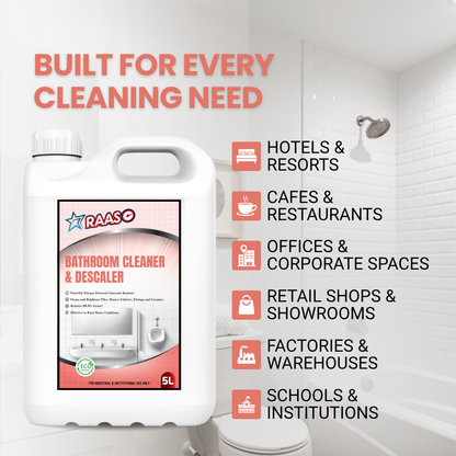 RAASO Foaming Bathroom Cleaner, 5L
