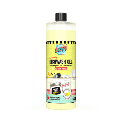 SOVI® Dishwash Liquid, Lemon Juicy, 950 ml