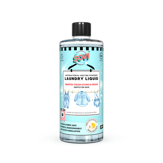 SOVI® Liquid Laundry Detergent, Citrus, Lily & Aqua, 500 ml